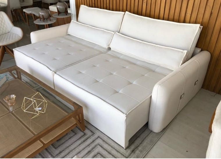 White sofa