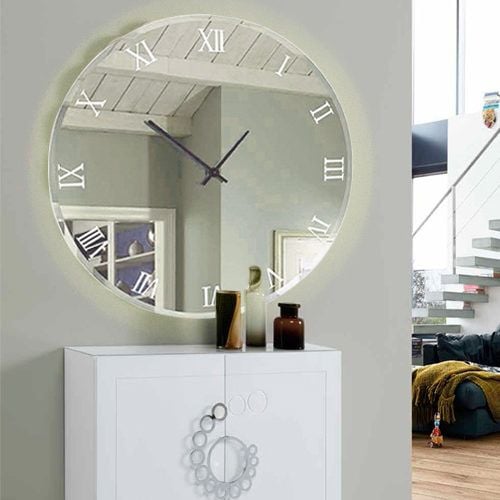 Roman numeral clock.