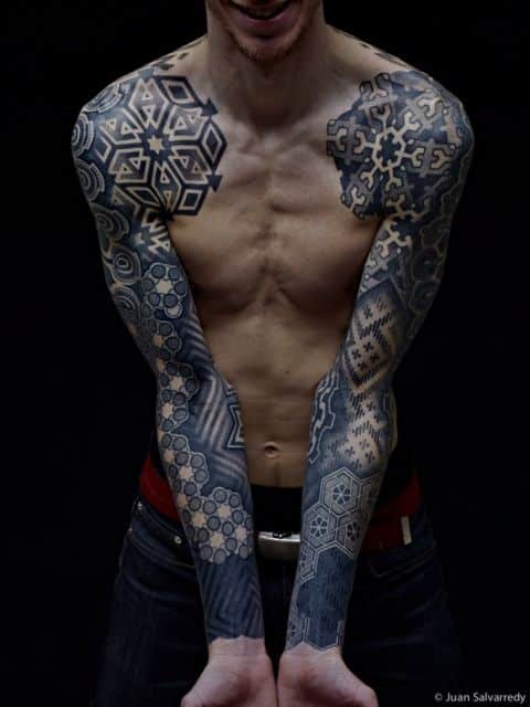 What is geometric tattoo?  60 inspirations that you will love