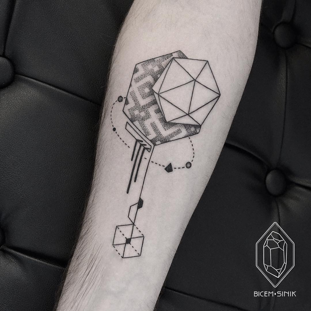 What is geometric tattoo?  60 inspirations that you will love