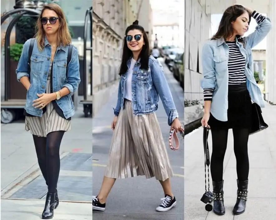 Looks com jaqueta jeans- Infinitas opções para você arrasar no visual