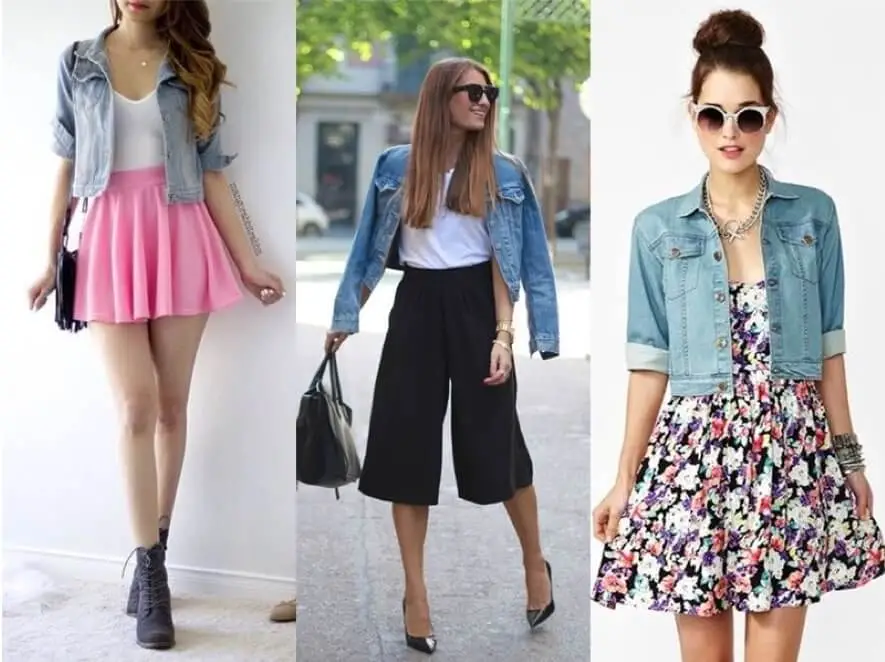 Looks com jaqueta jeans- Infinitas opções para você arrasar no visual