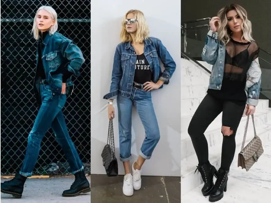 Looks com jaqueta jeans- Infinitas opções para você arrasar no visual