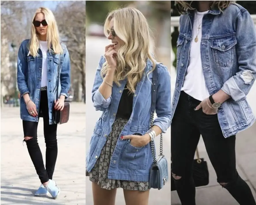 Looks com jaqueta jeans- Infinitas opções para você arrasar no visual