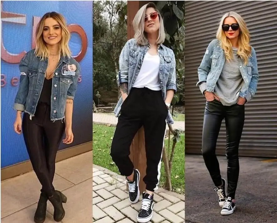 Looks com jaqueta jeans- Infinitas opções para você arrasar no visual