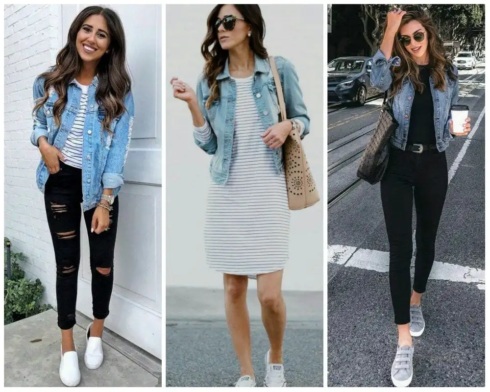 Looks com jaqueta jeans- Infinitas opções para você arrasar no visual