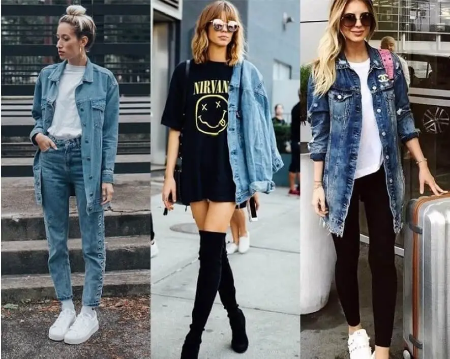 Looks com jaqueta jeans- Infinitas opções para você arrasar no visual