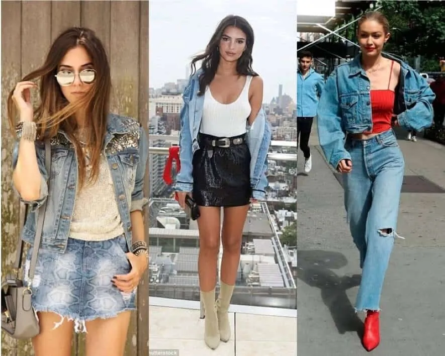 Looks com jaqueta jeans- Infinitas opções para você arrasar no visual