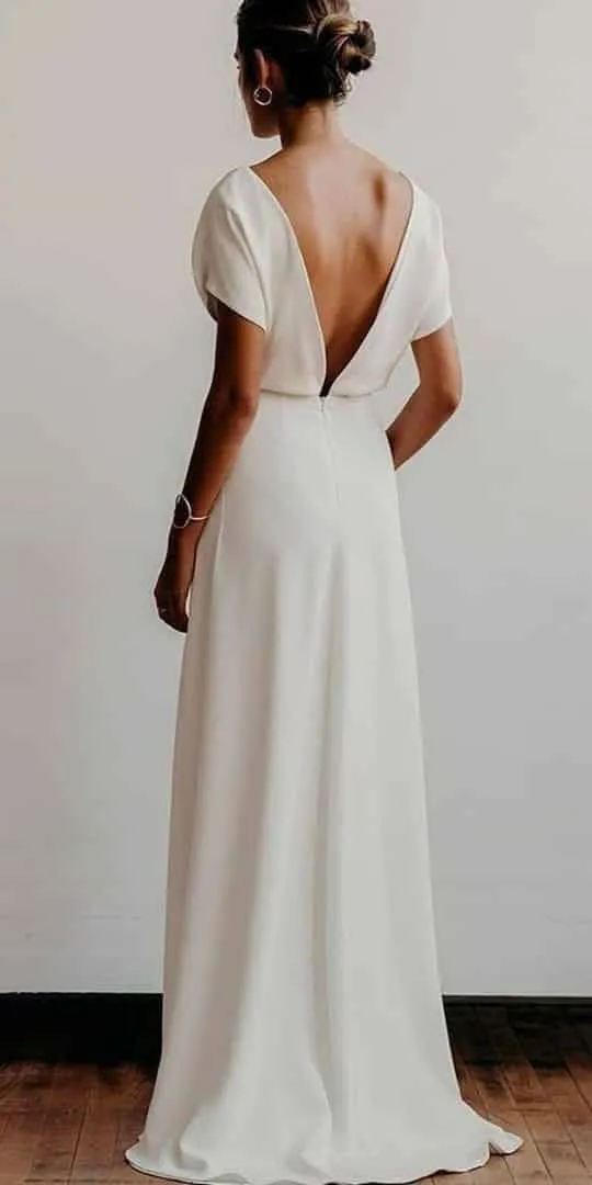 Simple wedding dress - What they look like + models for inspiration