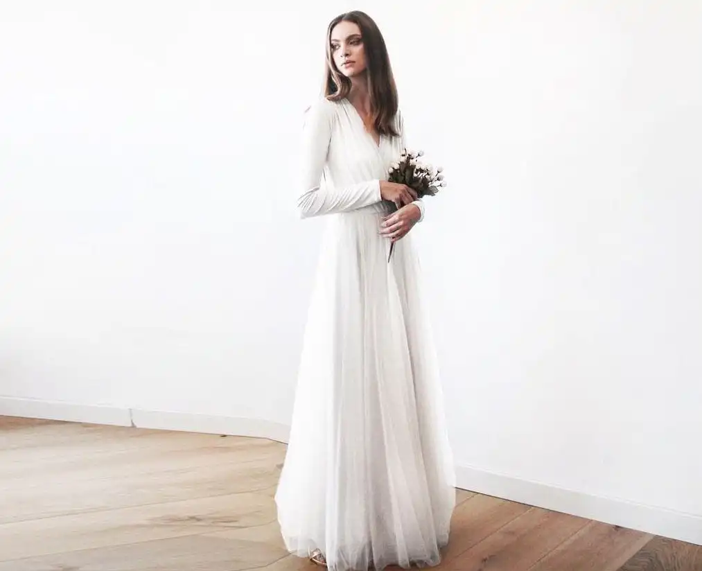 Simple wedding dress - What they look like + models for inspiration