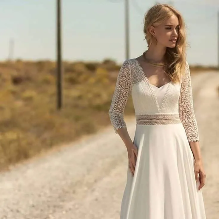 Simple wedding dress - What they look like + models for inspiration