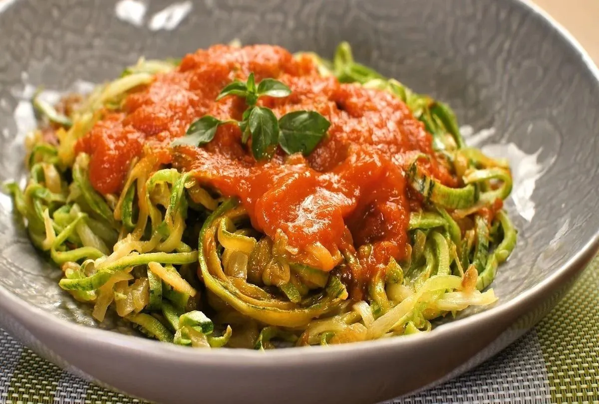 Zucchini spaghetti