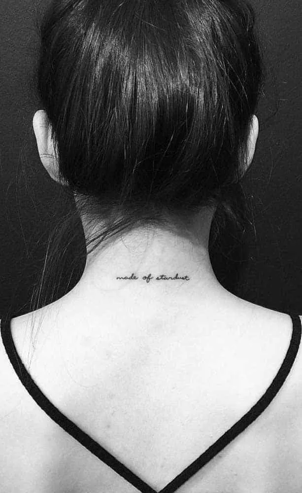 Tattoo on the neck – More than 70 inspirations for tattooing