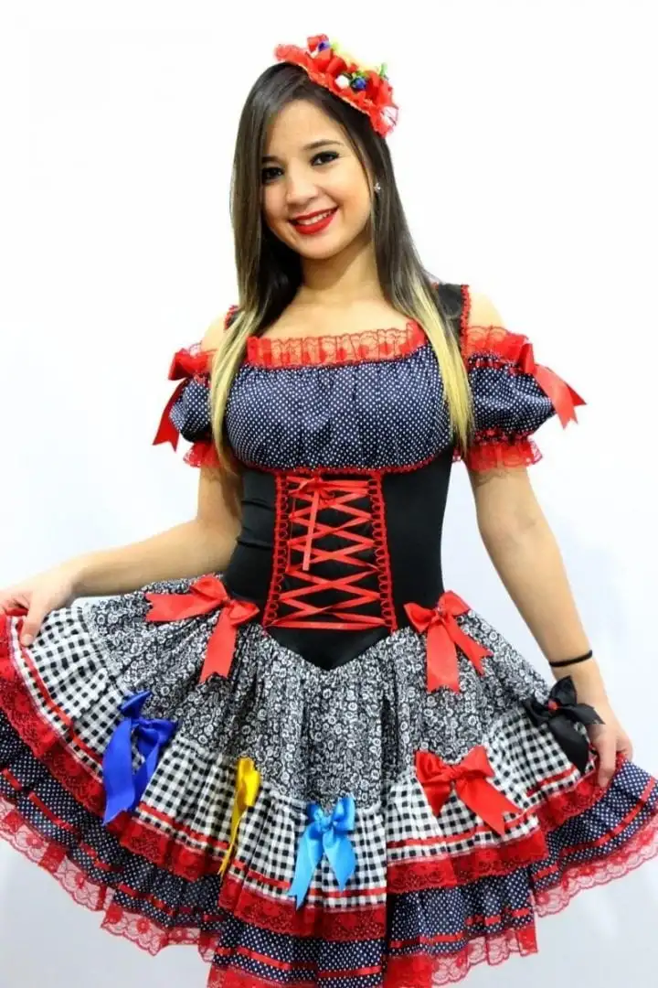 Mais de 20 modelos de vestido de festa junina para você. Confira agora