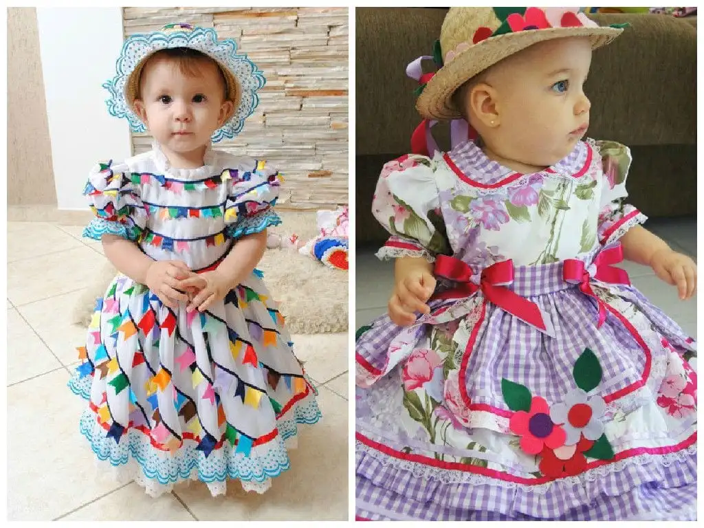 Mais de 20 modelos de vestido de festa junina para você. Confira agora