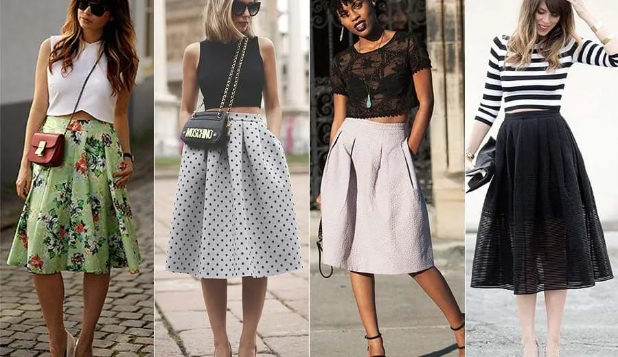 Aprende a llevar una falda midi a la moda y luce poderosa