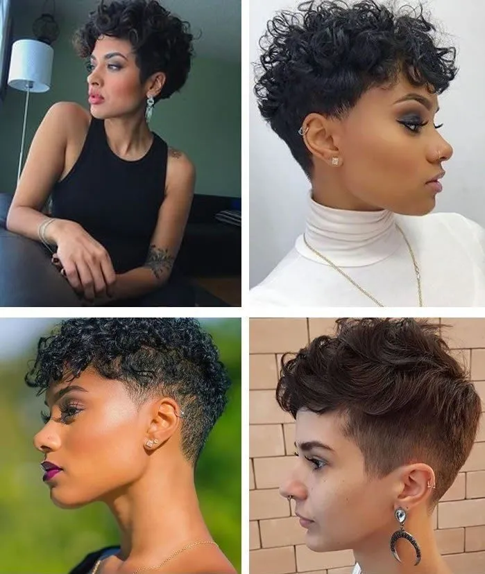 Everything you need to know about the curly pixie cut