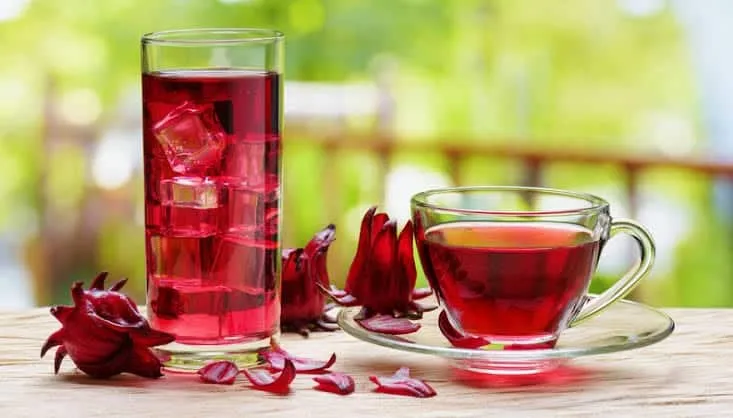 Hibiscus tea - it's good for your health and helps you lose weight