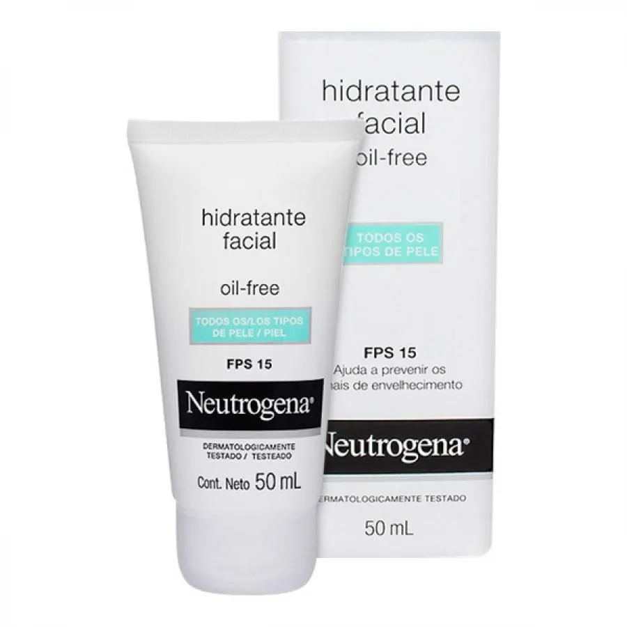 Gel creme hidratante facial, Oil Free, Neutrogena