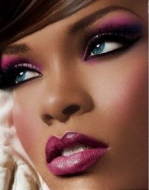 photo of makeup for black women with mascara