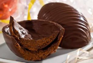 Functional Easter egg recipe with biomass brigadeiro filling