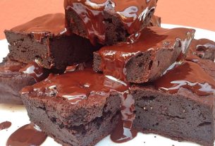 You won't resist this protein eggplant brownie