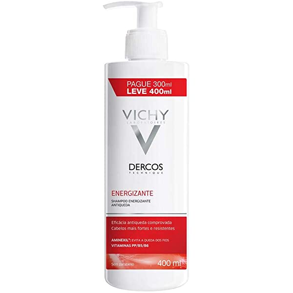 Technique energizing anti-hair loss shampoo with aminexil and vitamins vichy dercos 400ml