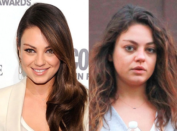 celebrities without makeup