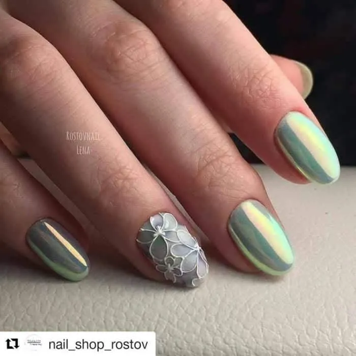 Green nail polish - How to use and innovate this week + Inspiration photos