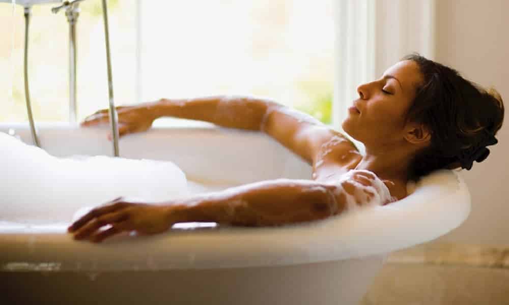 A hot bath burns the same amount of calories as walking