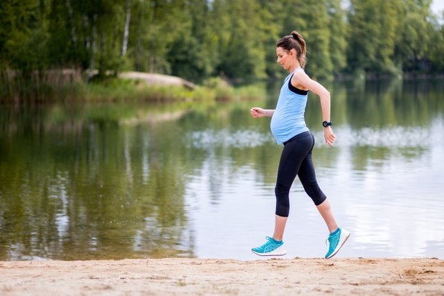 Treino de caminhada para gestantes