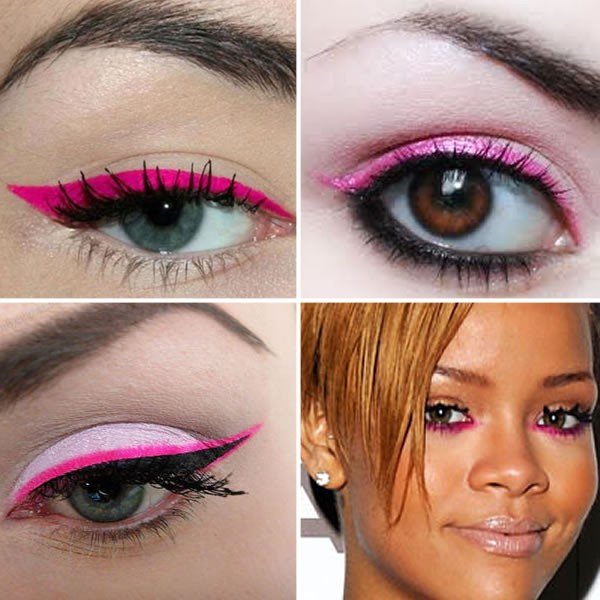 pink eyeliner