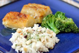 Lomo de Bacalao con Arroz de Castañas