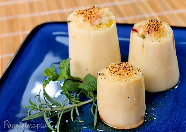 Palmito Relleno de Risotto