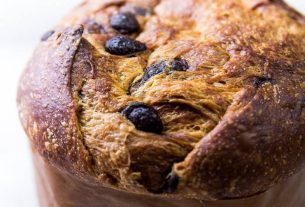 Chocotone: Panettone de chocolate tradicional y relleno