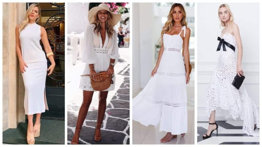 Vestido blanco - Cómo llevar, cómo combinar + looks para inspirarte