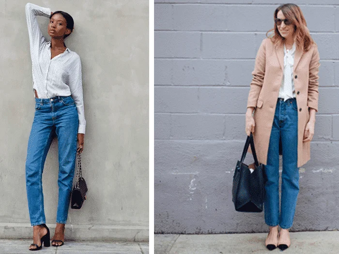 Mom jeans, how to wear lime and outfit combinations