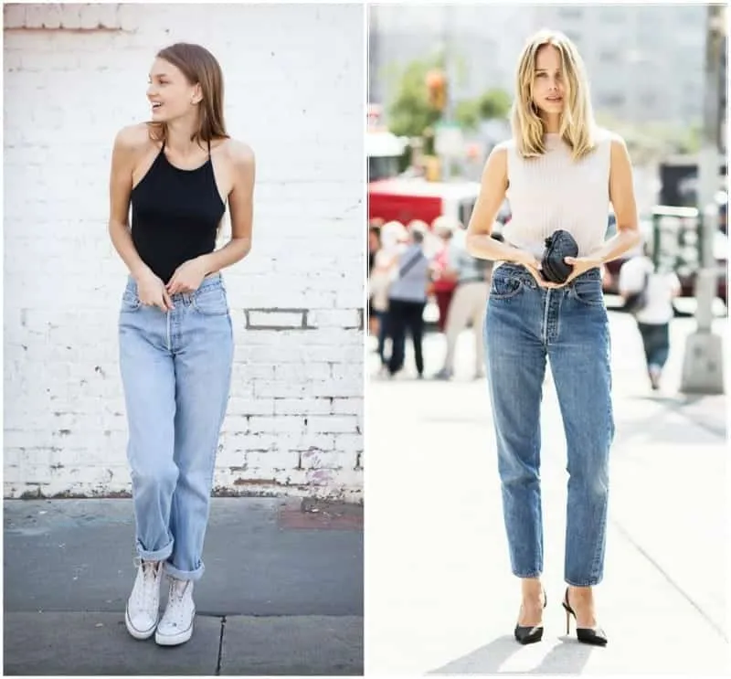 Mom jeans, how to wear lime and outfit combinations