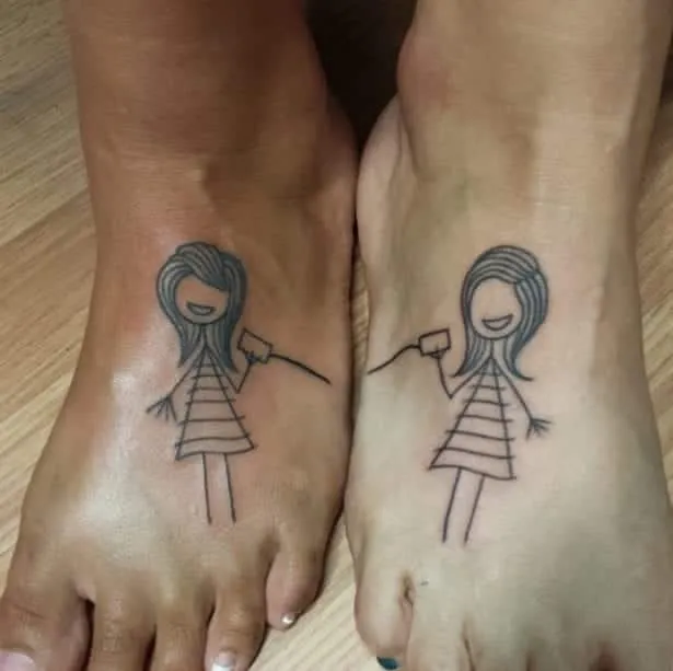 50 Stylish and Wonderful Sister Tattoo Ideas