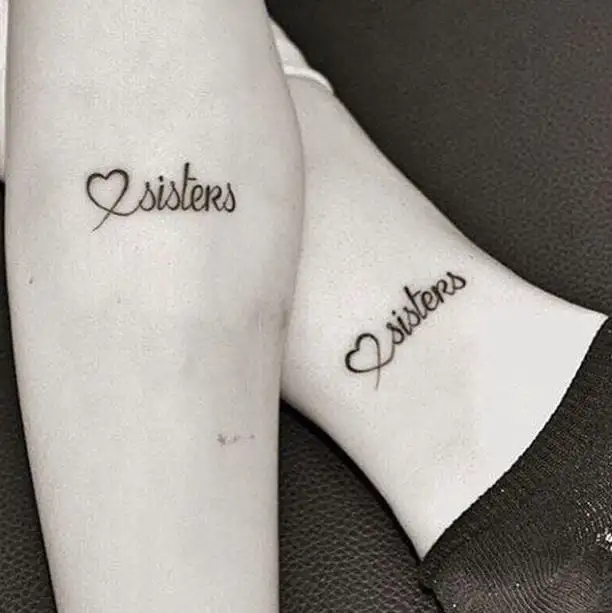 50 Stylish and Wonderful Sister Tattoo Ideas