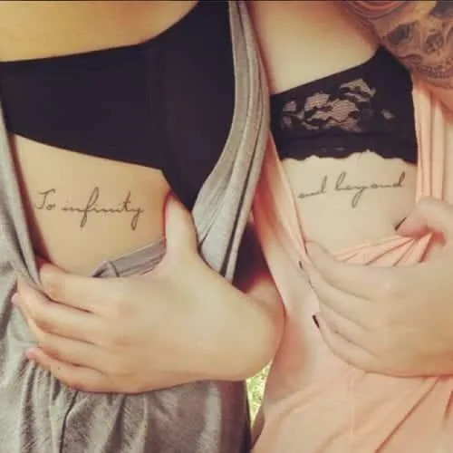 50 Stylish and Wonderful Sister Tattoo Ideas