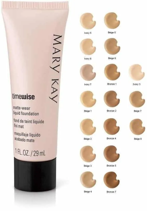 Mary Kay Foundations - The foundation with the greatest facial coverage!