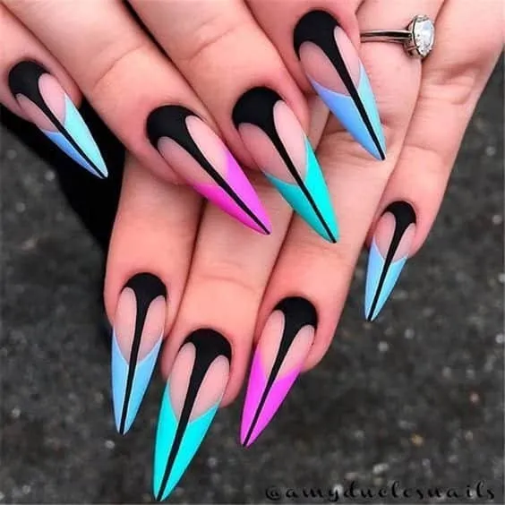 Stiletto nails - what it is, how to do it, care for it and inspirations