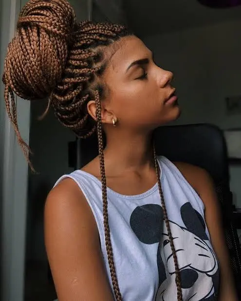 Box Braids - what it is, how it is done and what to take care of