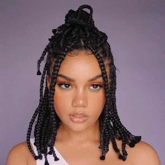 Box Braids - what it is, how it is done and what to take care of