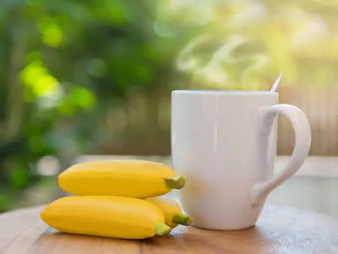 banana peel tea