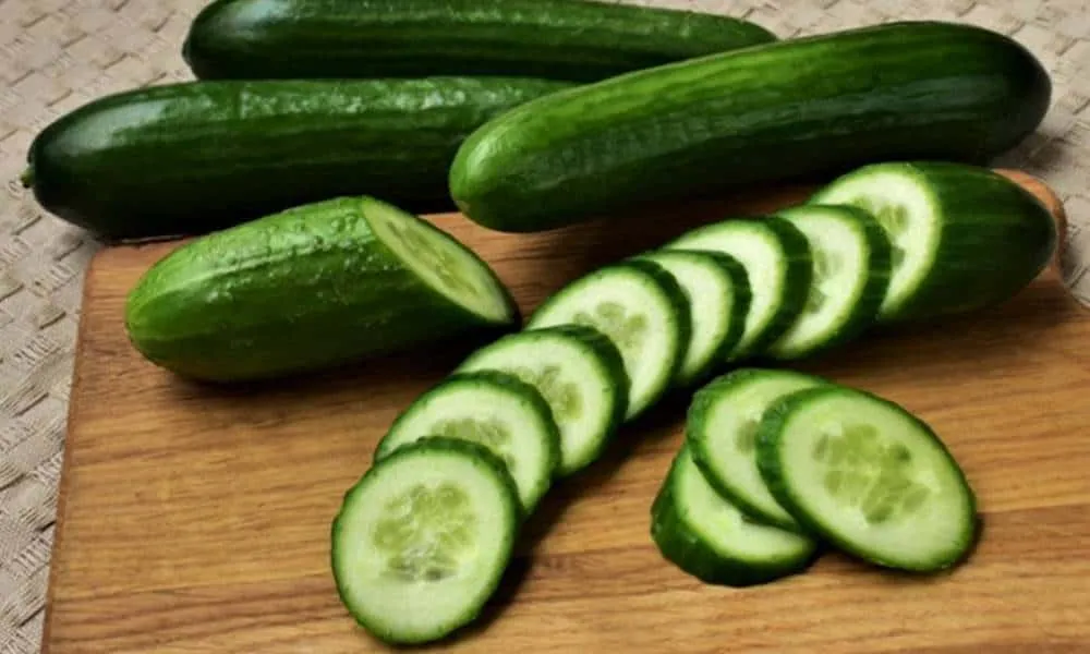 Cucumber in the eyes