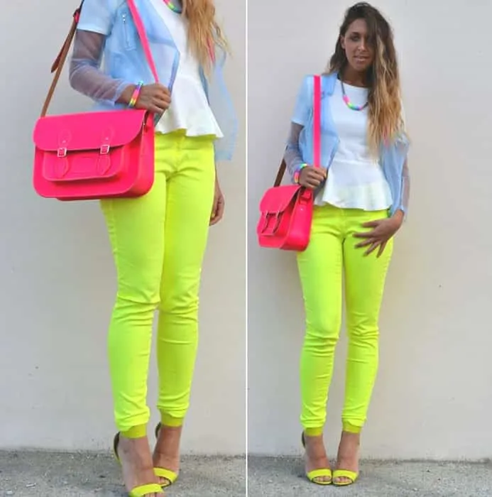 Do you like neon colors?  So, check out this new trend