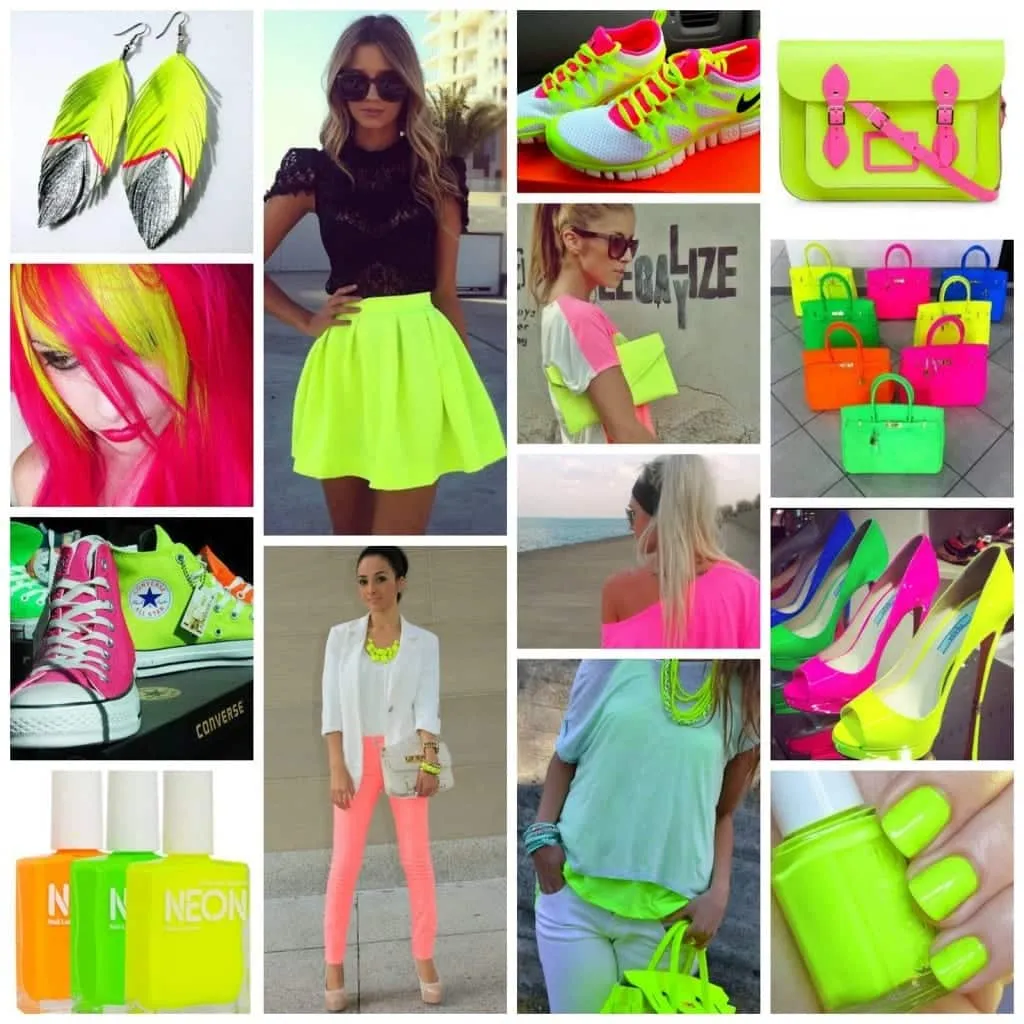 Do you like neon colors?  So, check out this new trend