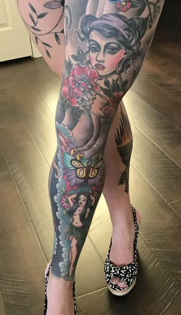 80 photos of leg tattoos to inspire you